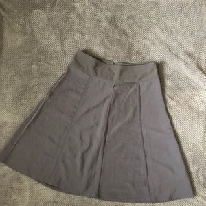 Women’s Knee Length Silver Skirt